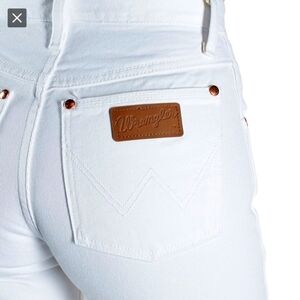 Wrangler White Jeans 14 slim long